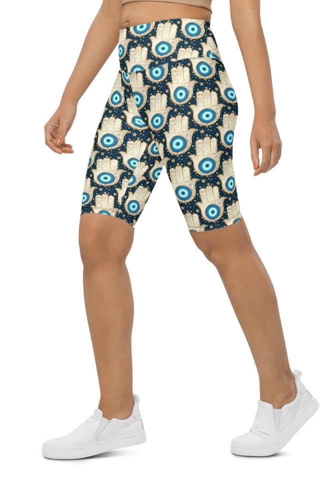 Eye Talisman Biker Shorts