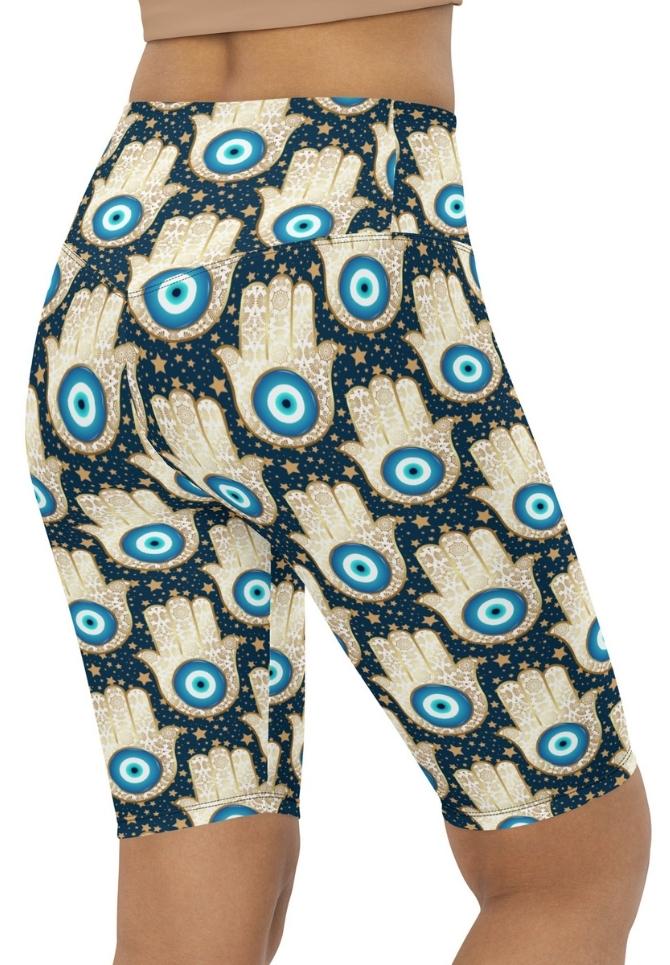 Eye Talisman Biker Shorts