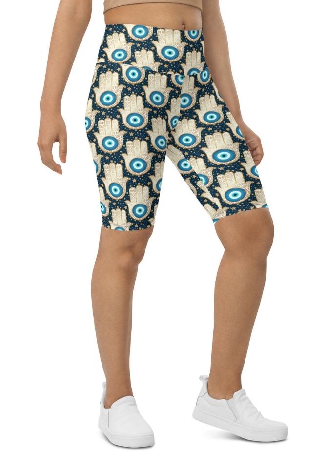 Eye Talisman Biker Shorts