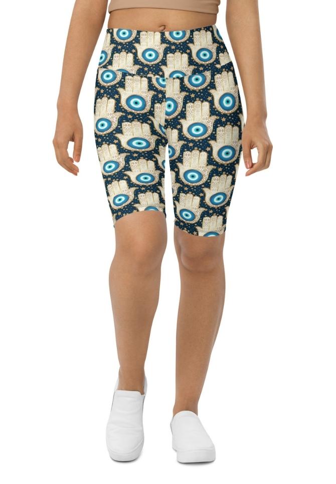 Eye Talisman Biker Shorts