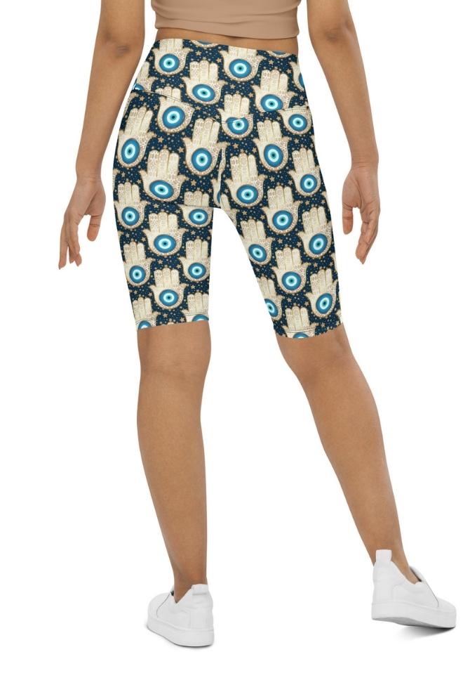 Eye Talisman Biker Shorts