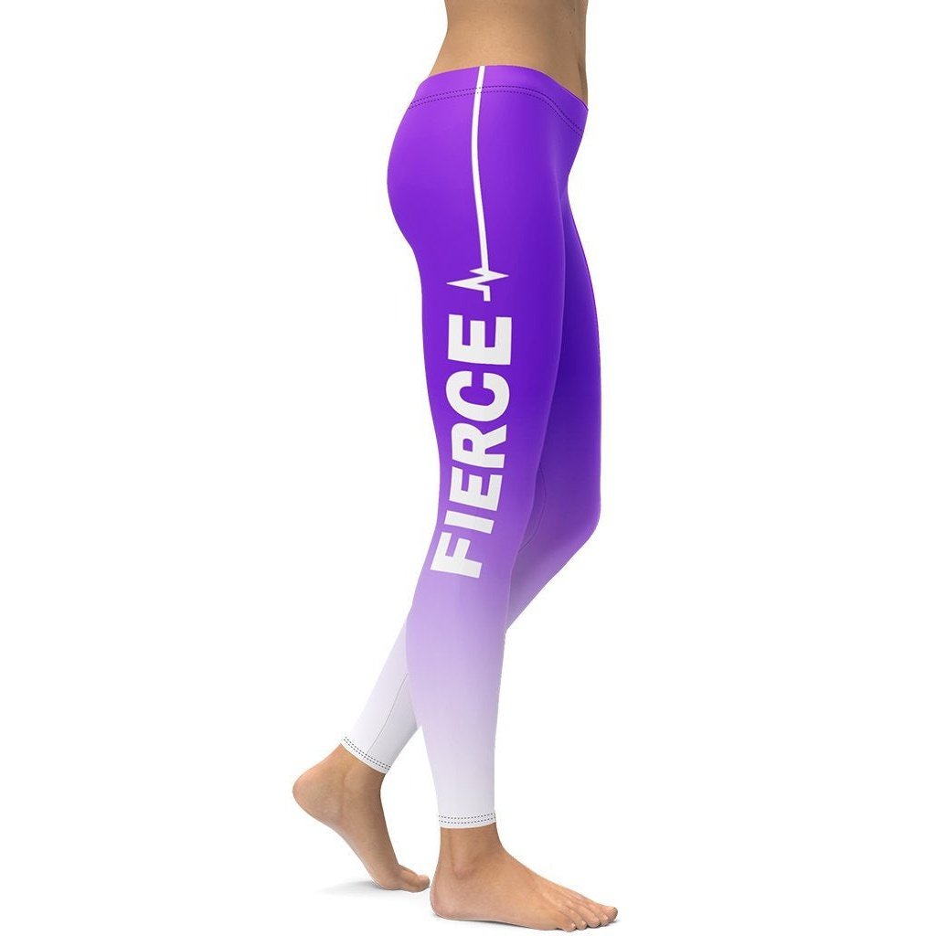 Purple Camo Leggings  Comfortable Yoga Pants