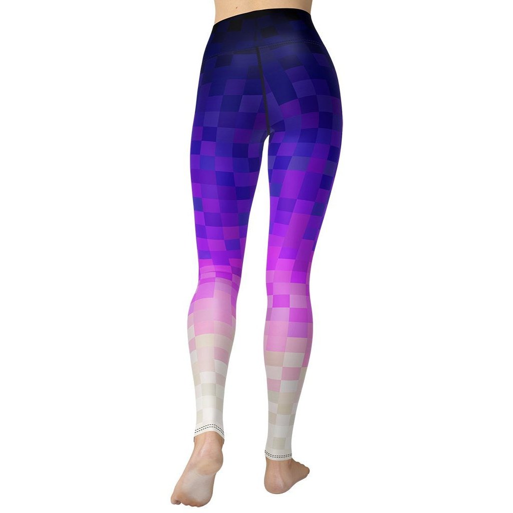 Fierce Pixel Yoga Leggings - FiercePulse - Premium Workout Leggings - Yoga Pants