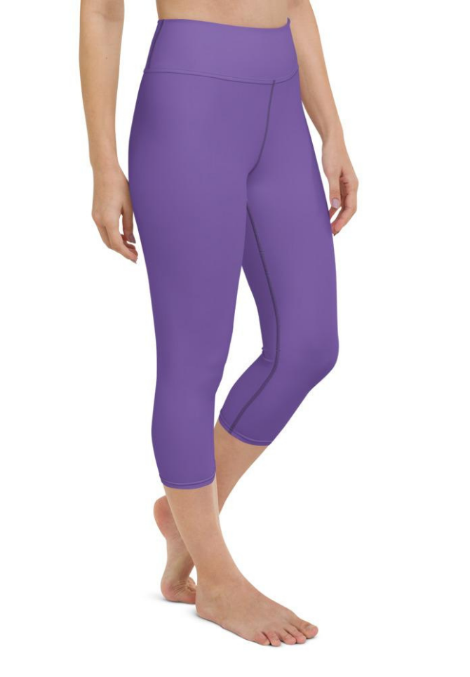 Fierce Purple Yoga Capris