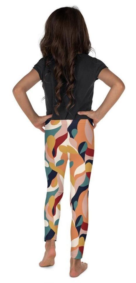 Floral Abstract Kid's Leggings