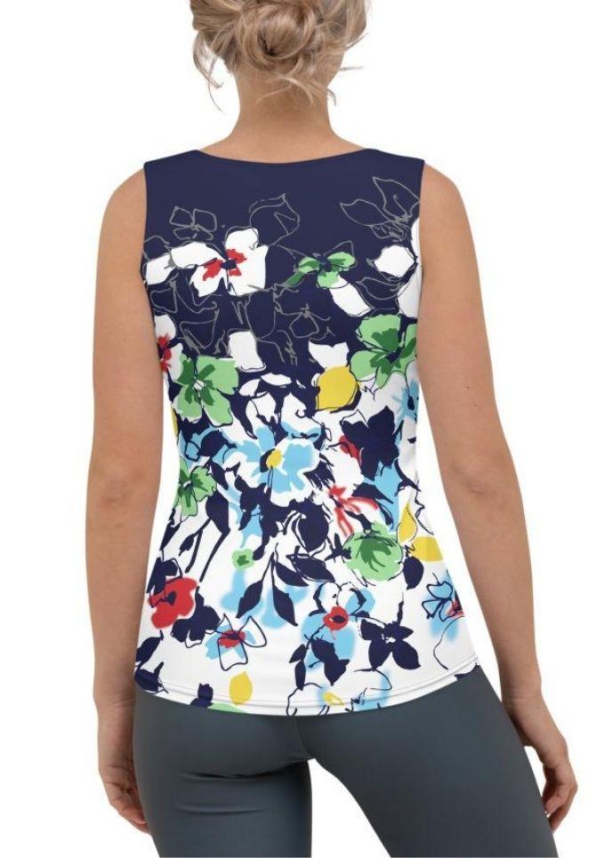 Flower Drawings Tank Top
