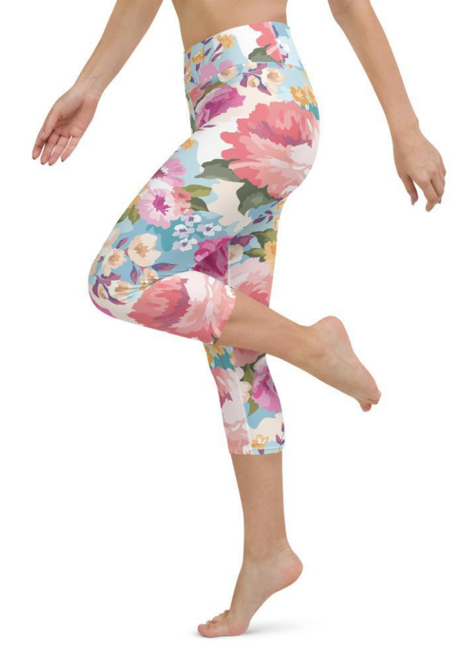 Flower Power Yoga Capris