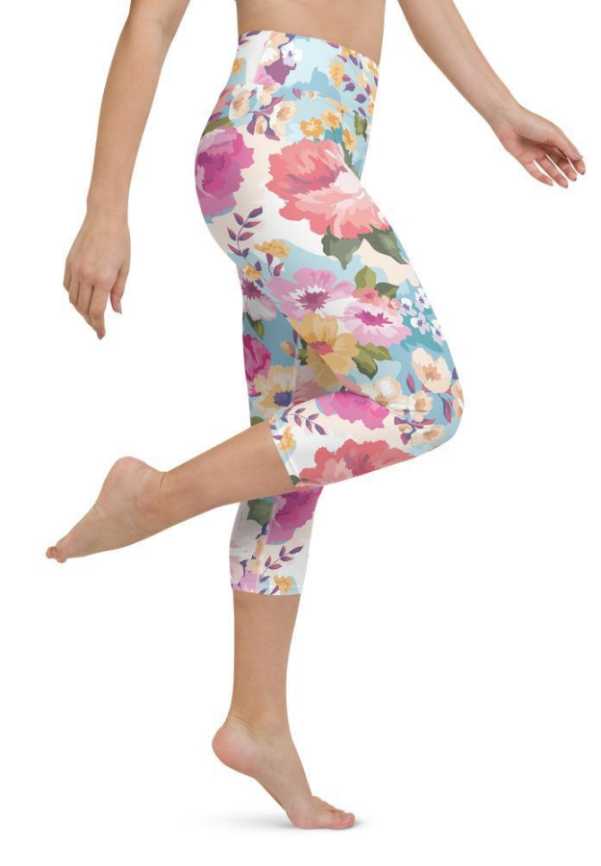 Flower Power Yoga Capris
