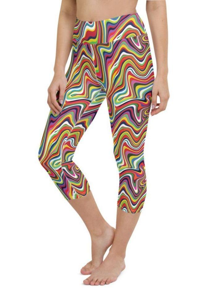 Funky Psychedelic Yoga Capris