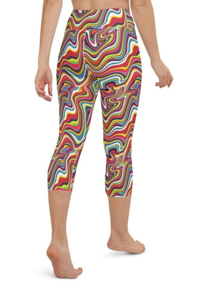 Funky Psychedelic Yoga Capris