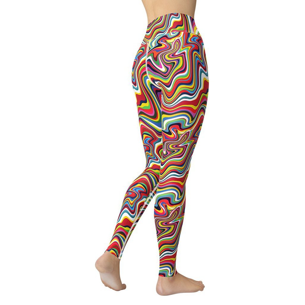 Funky Psychedelic Yoga Leggings