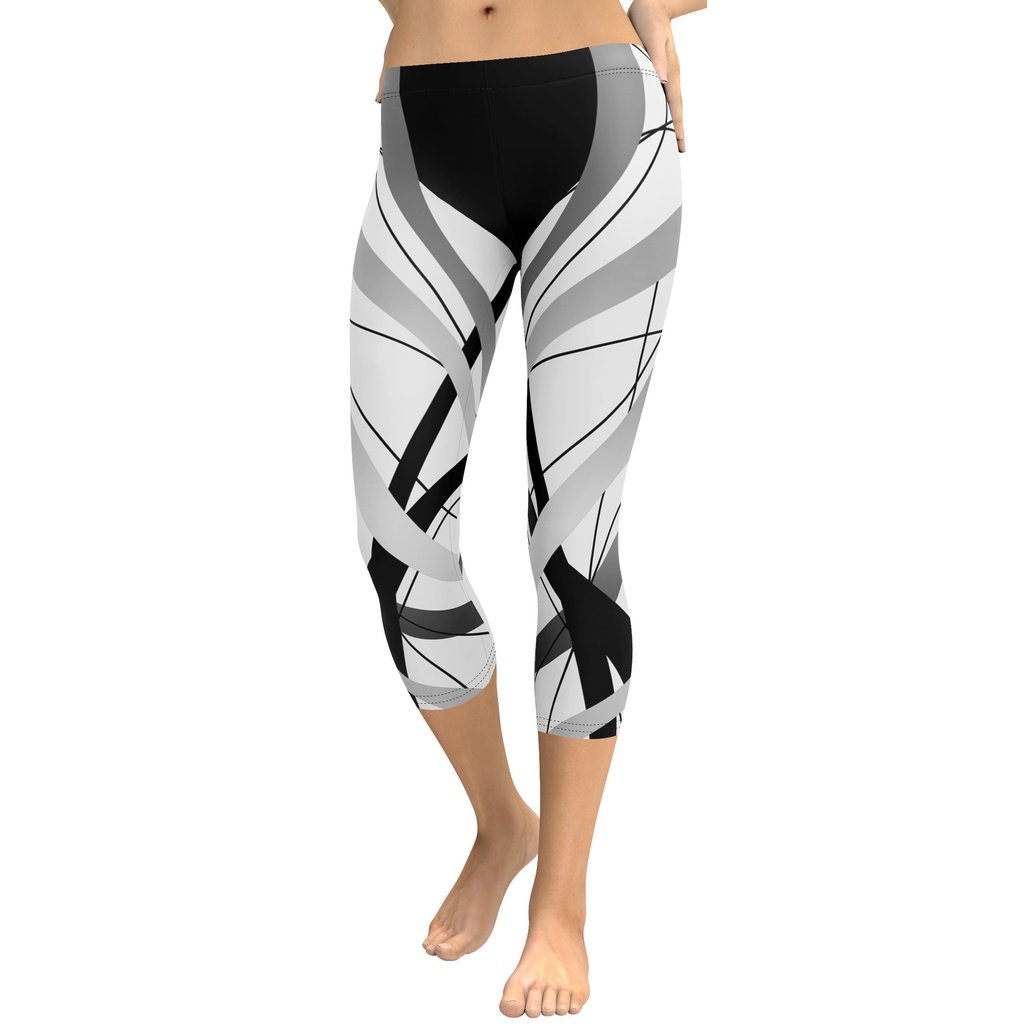Geometric Lines Capris