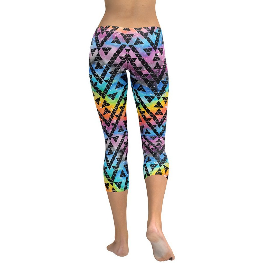 Geometric Space Capris