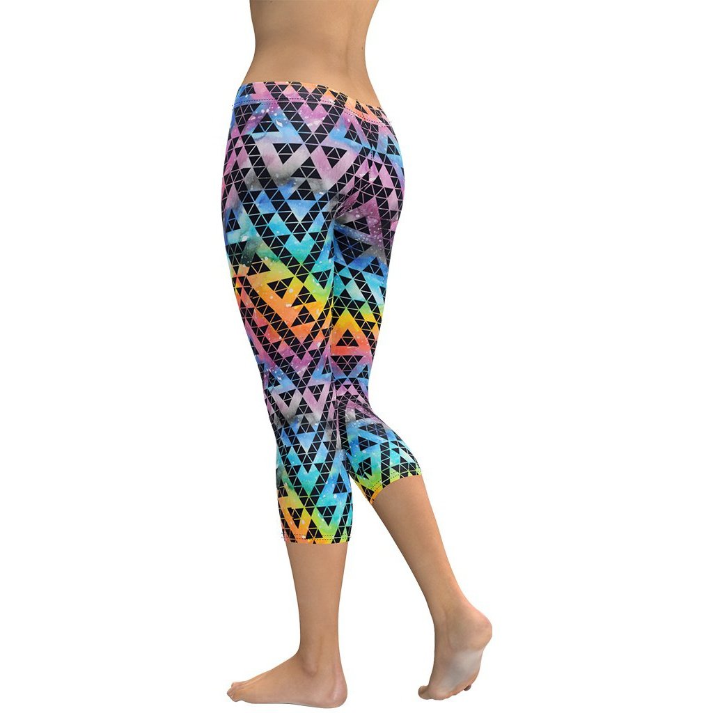 Geometric Space Capris