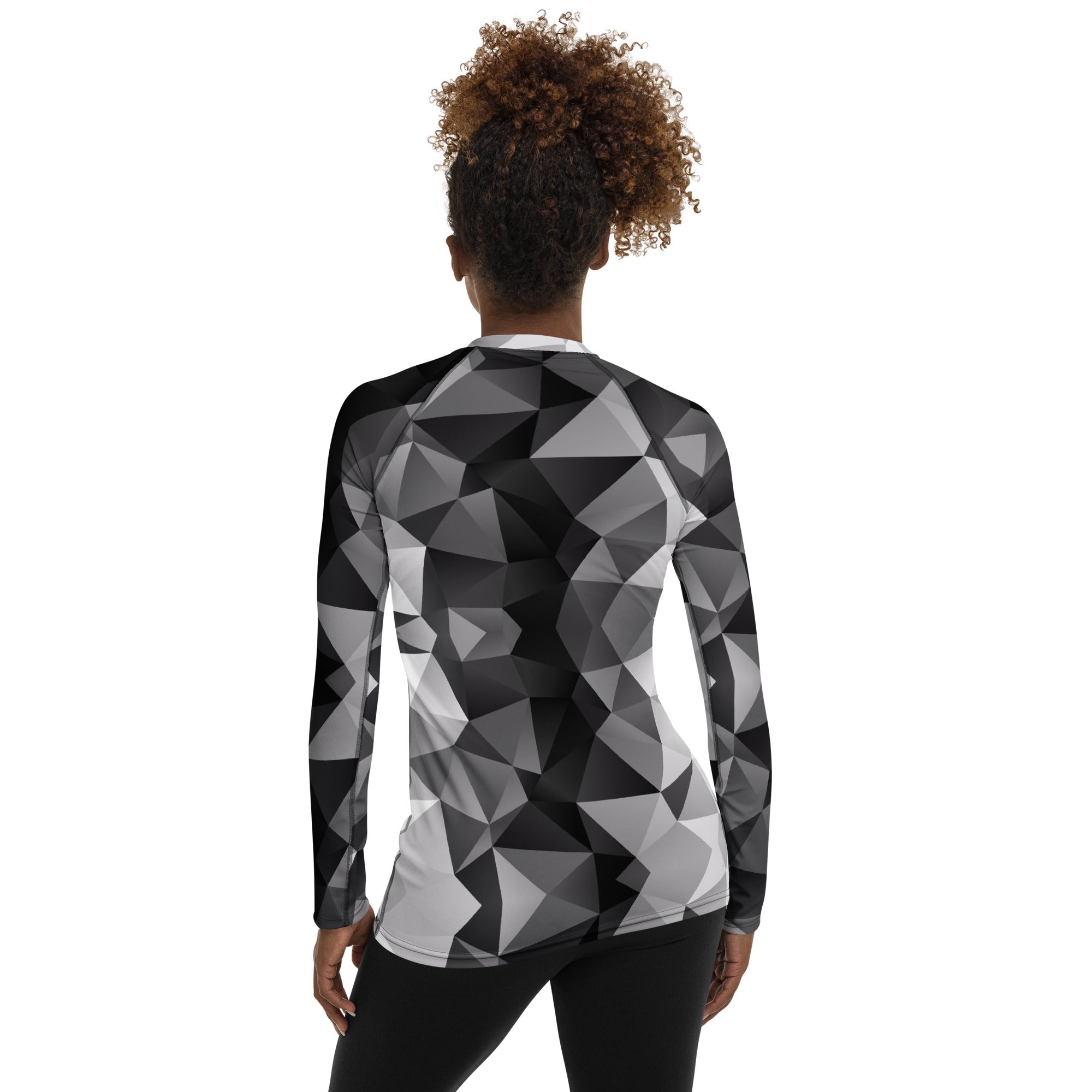 Glass Geometric Rash Guard