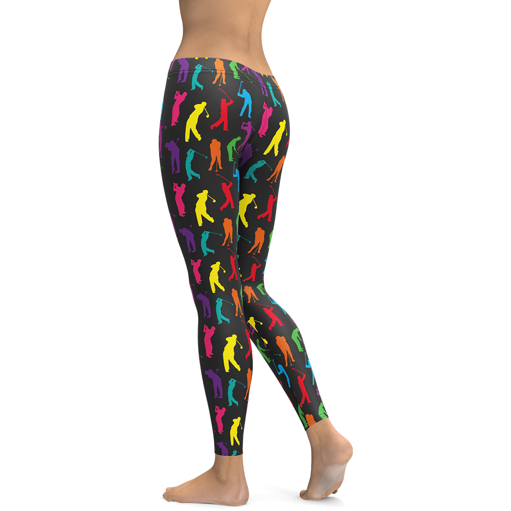 Golfer Pattern Leggings