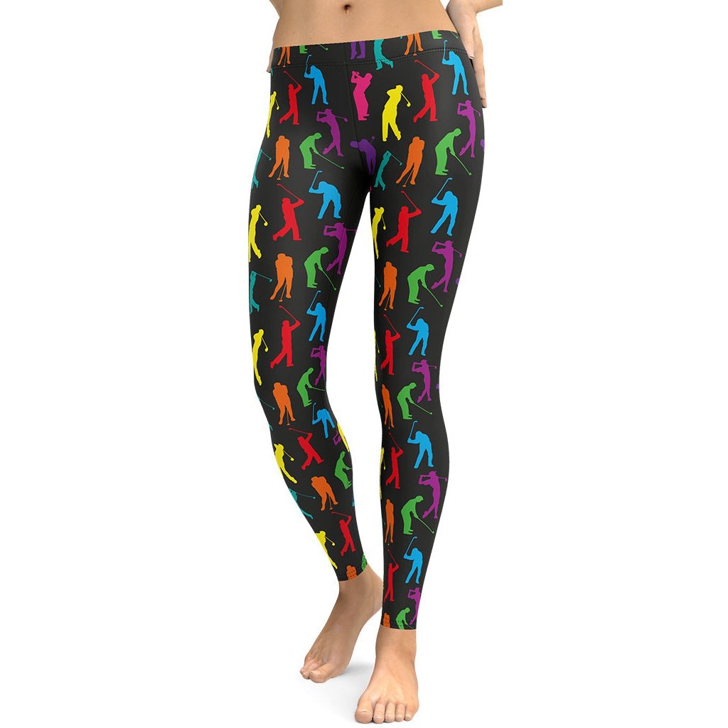 Golfer Pattern Leggings