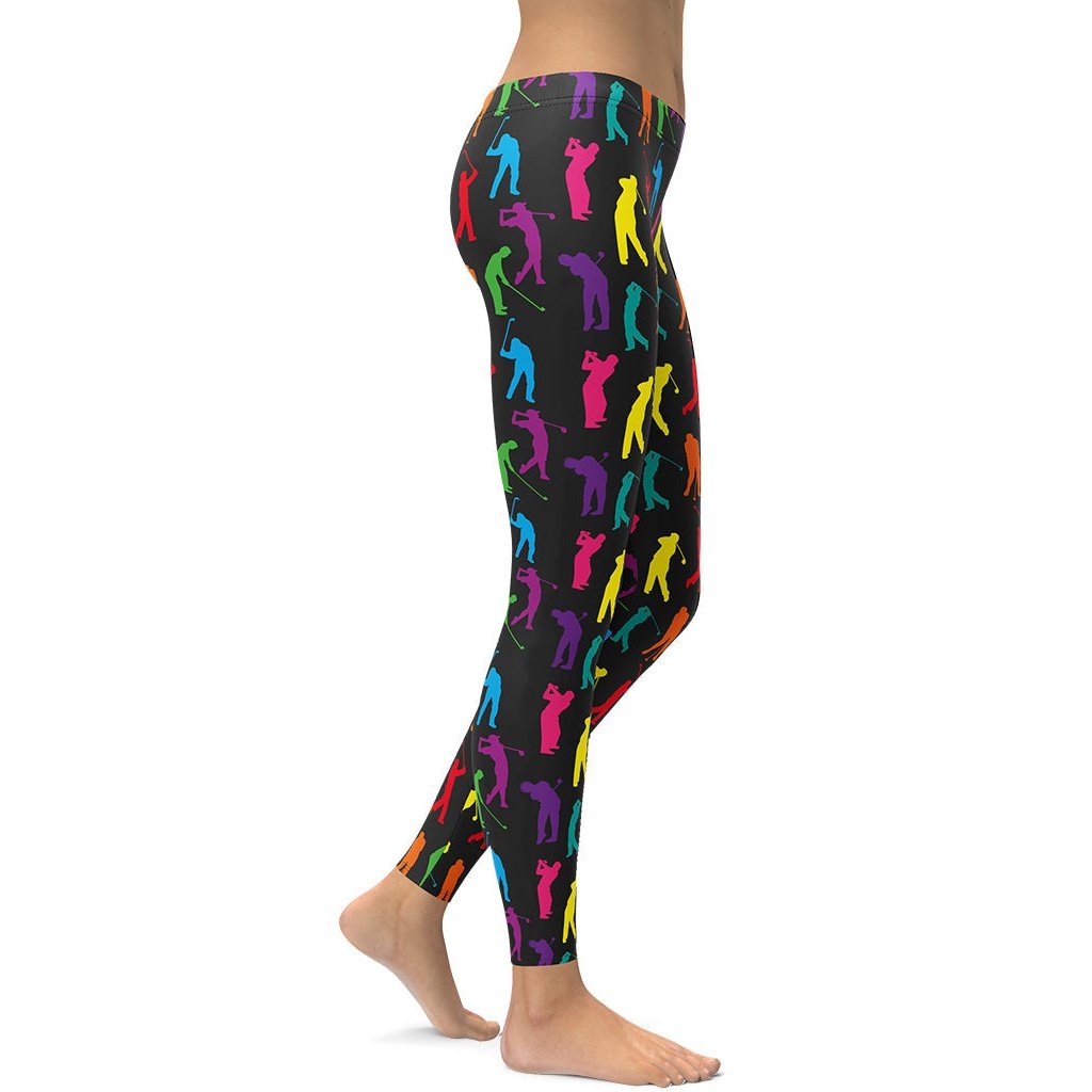 Golfer Pattern Leggings