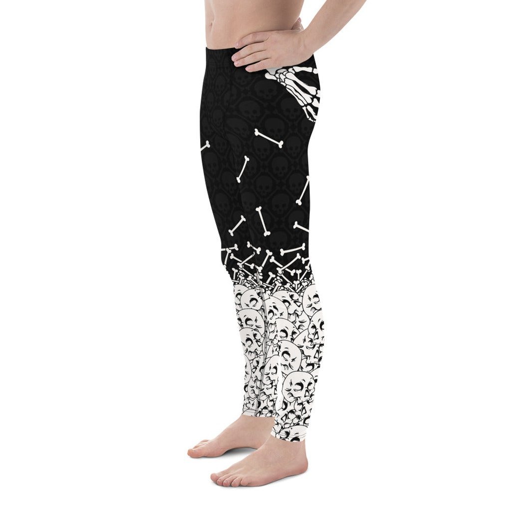 Halloween Hand Print Men's Leggings
