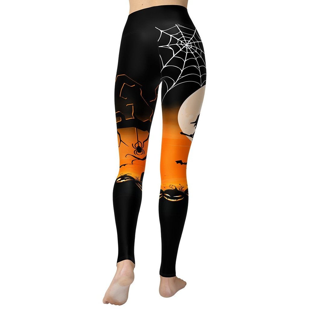 Halloween Night Yoga Leggings