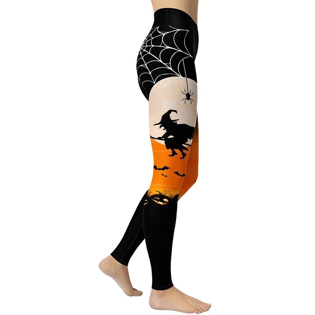 Halloween Night Yoga Leggings