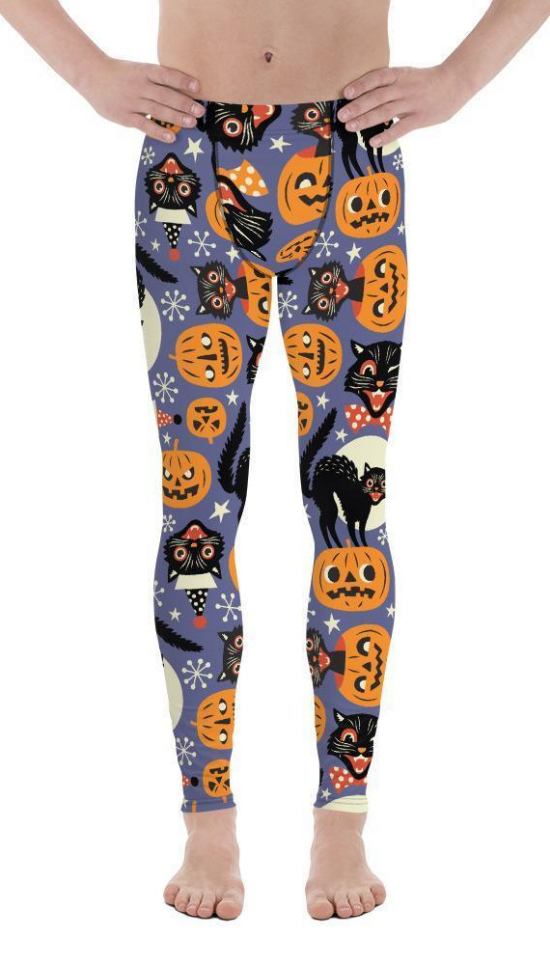 Halloween Print Men's Leggings