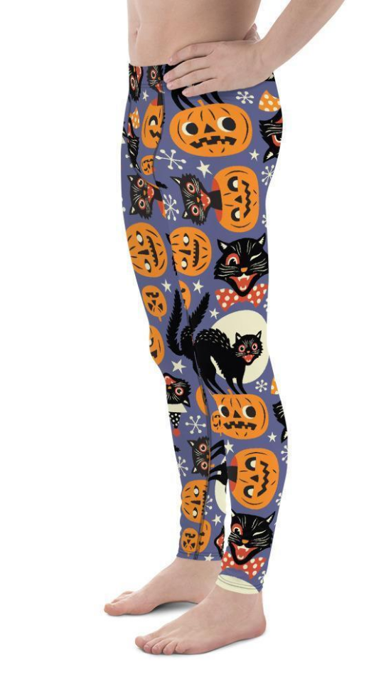 Halloween Print Men's Leggings