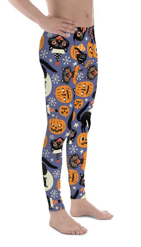 Halloween Print Men's Leggings