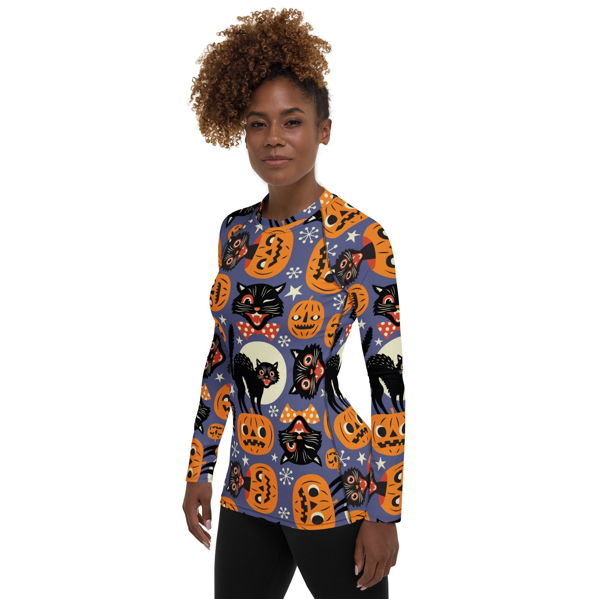 Halloween Print Rash Guard