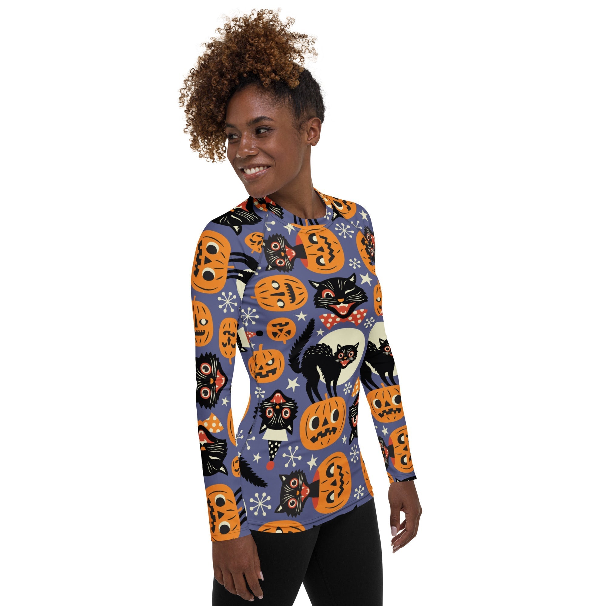 Halloween Print Rash Guard