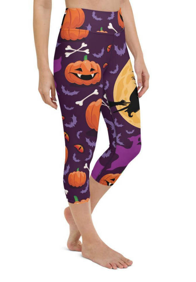 Halloween Witch Yoga Capris