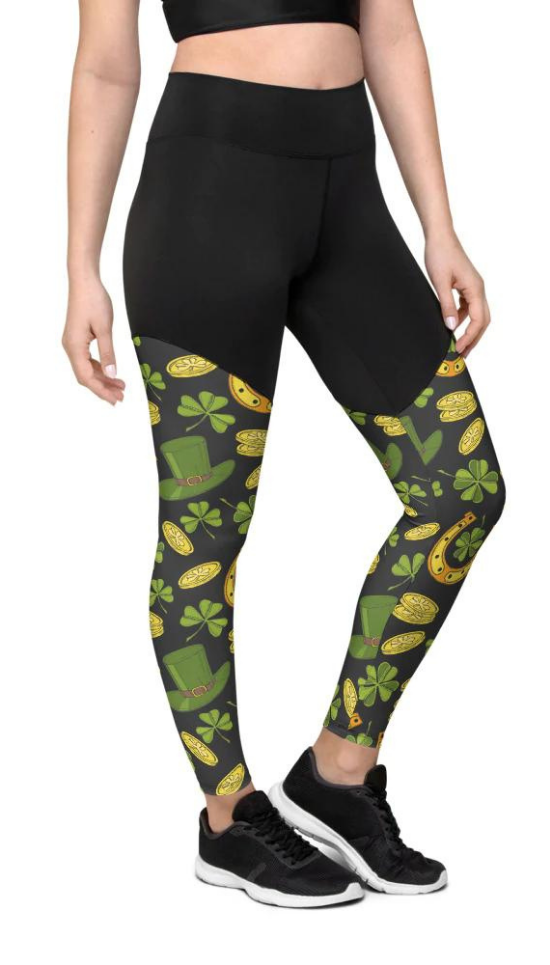 Happy St. Patrick's Compression Leggings