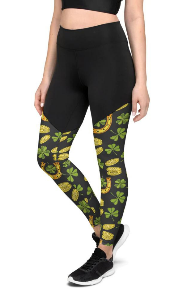 Happy St. Patrick's Compression Leggings