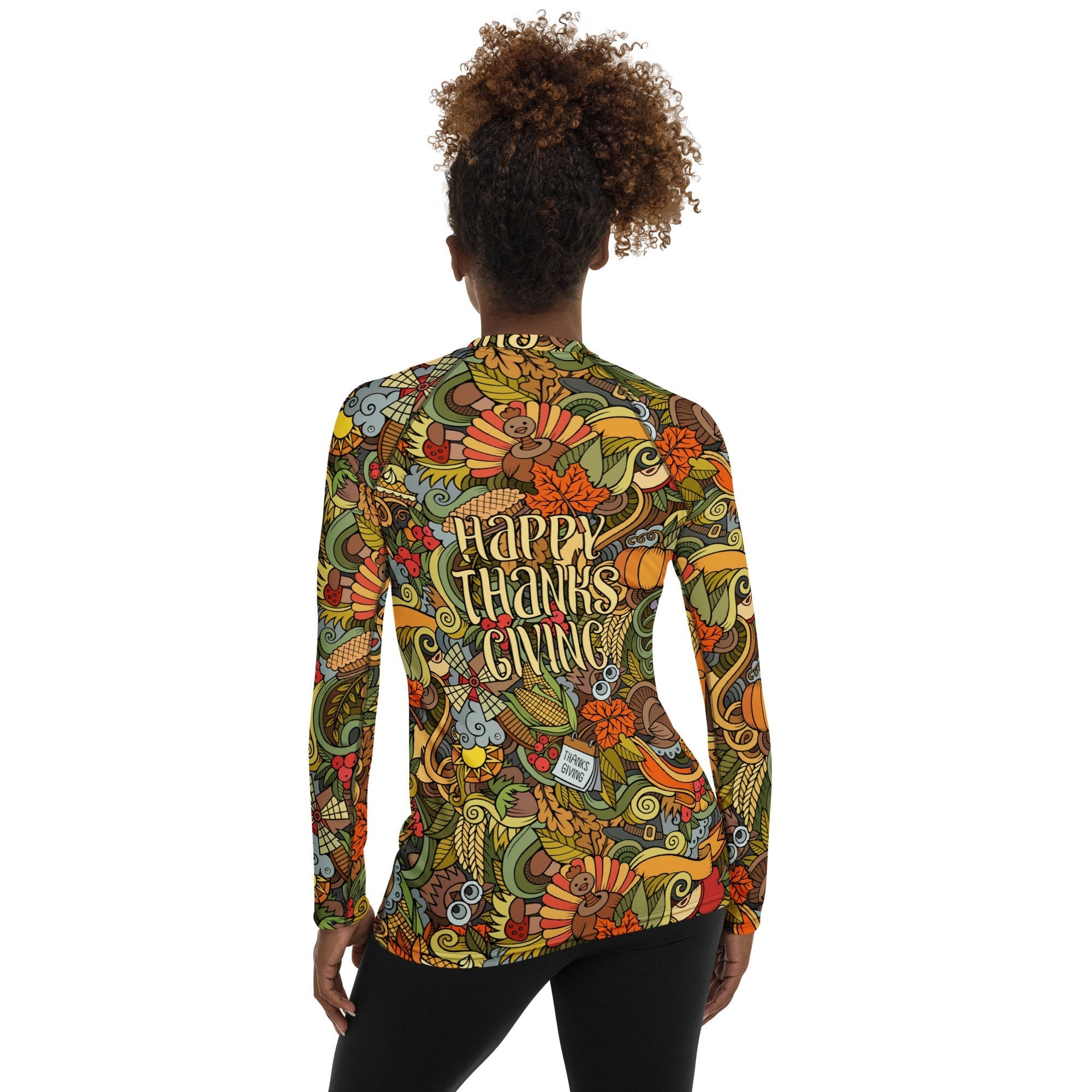 Happy Thanksgiving Rash Guard