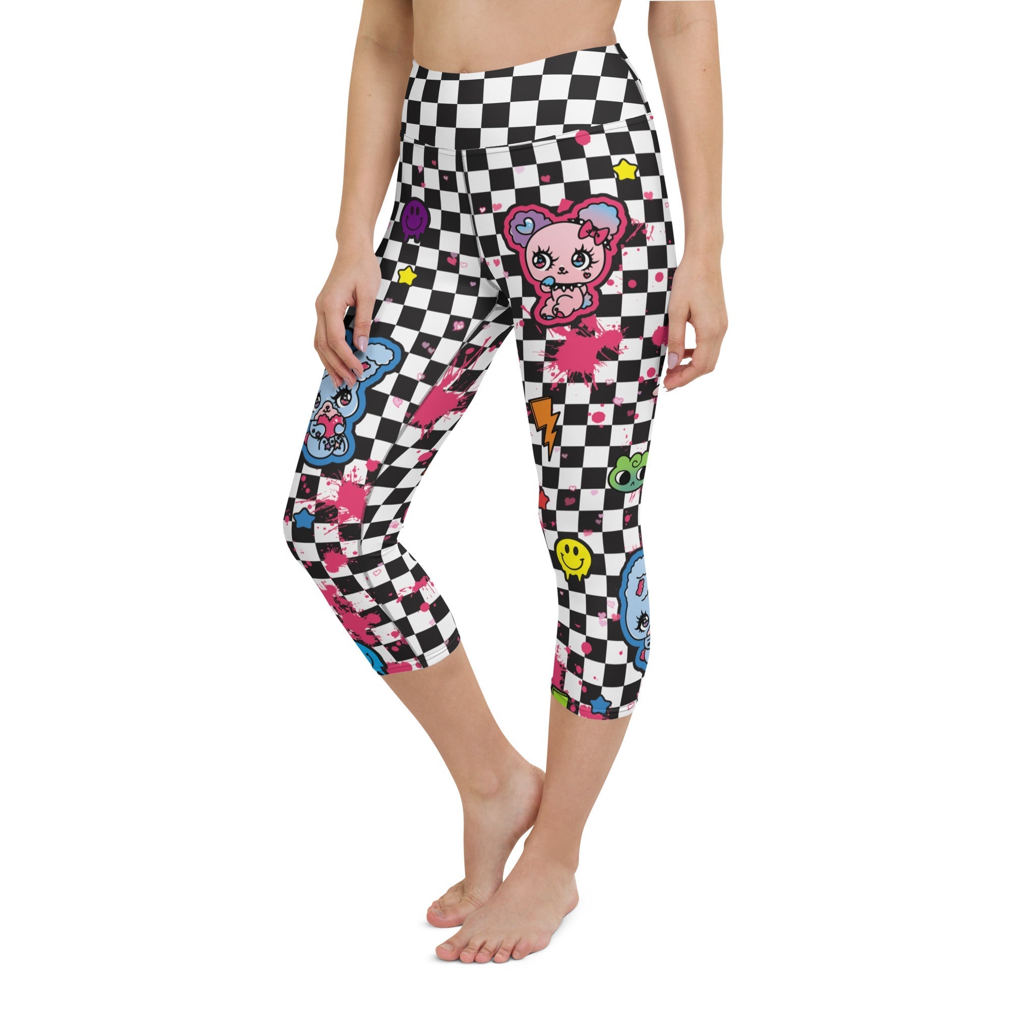 Harajuku Inspired Yoga Capris