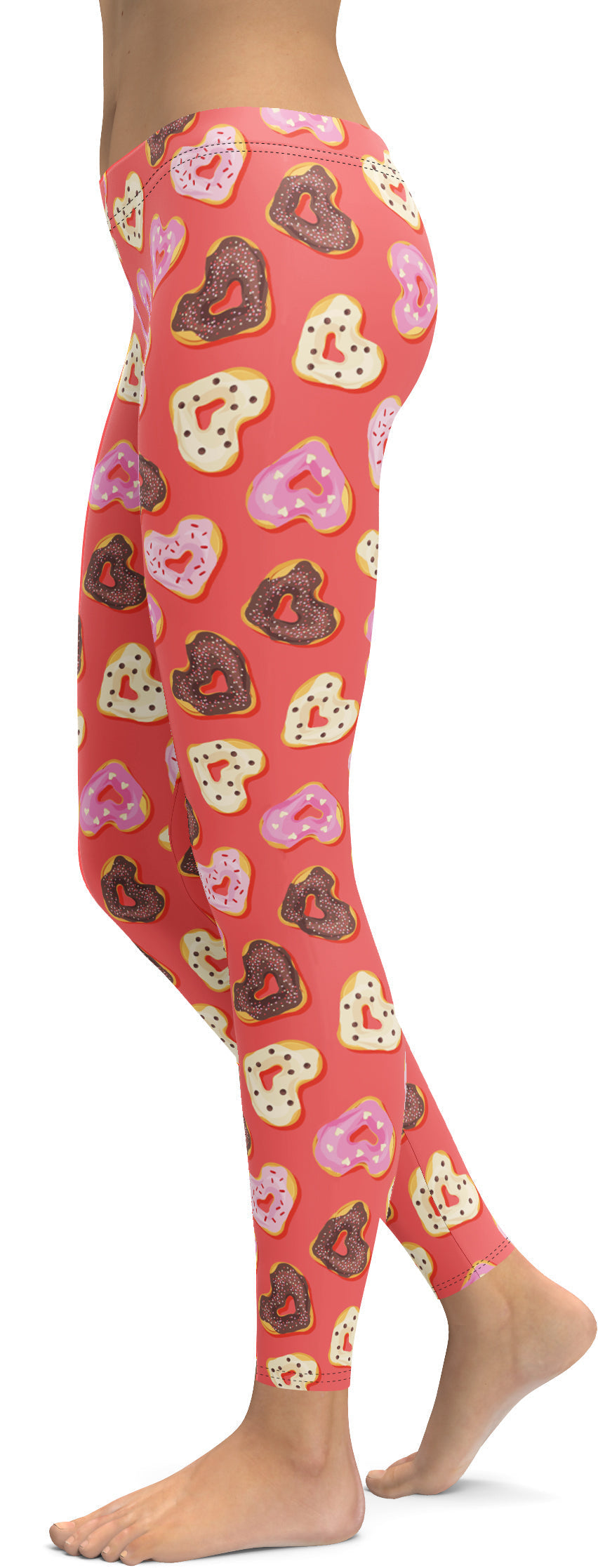 Heart Doughnuts Leggings