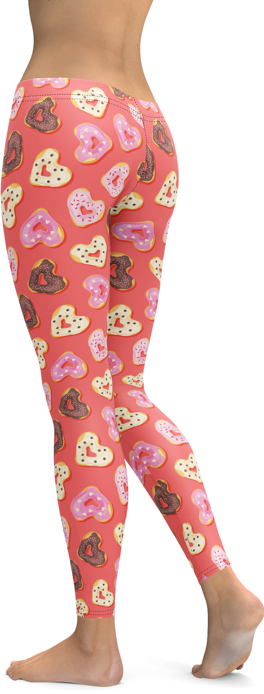 Heart Doughnuts Leggings