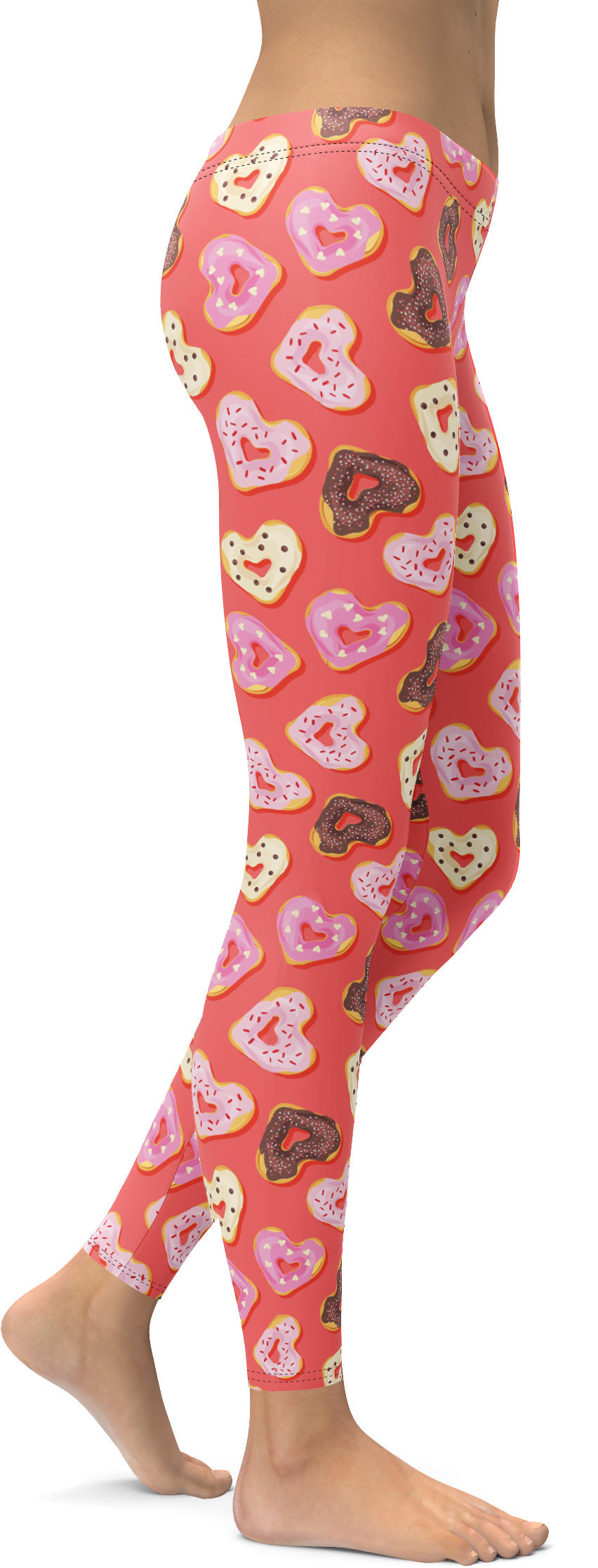 Heart Doughnuts Leggings