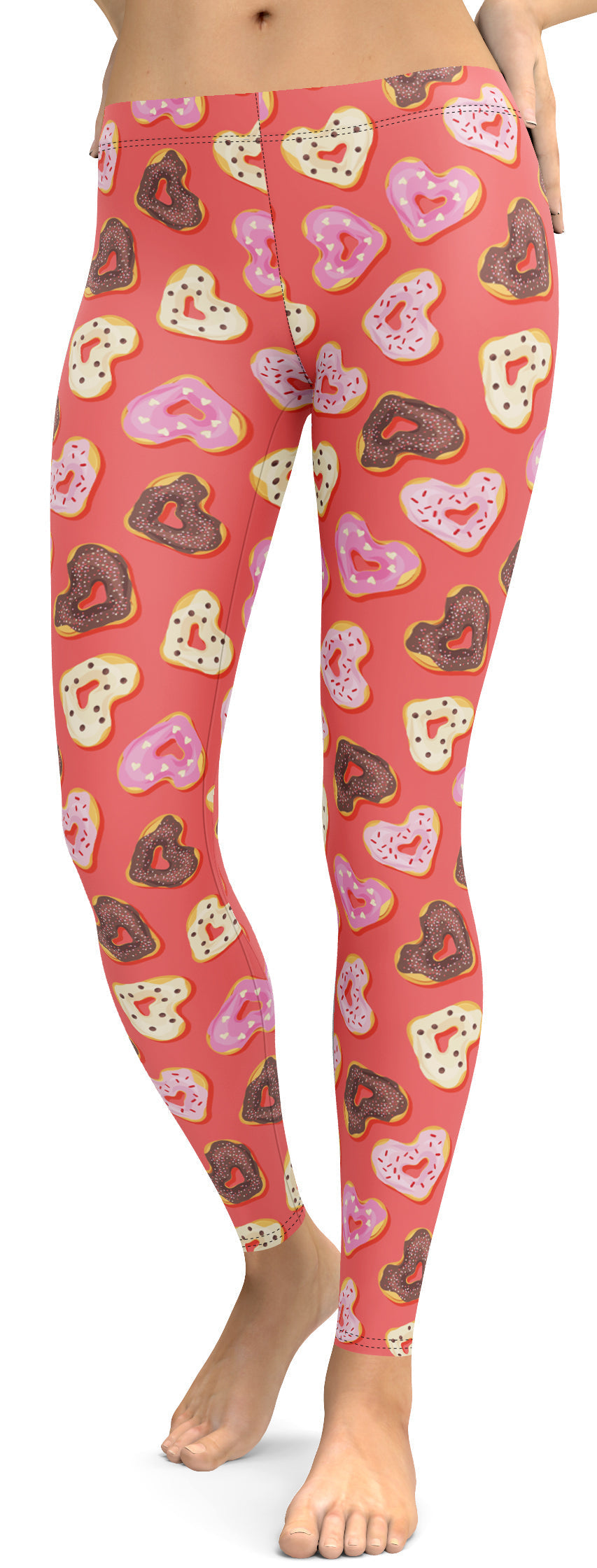 Heart Doughnuts Leggings