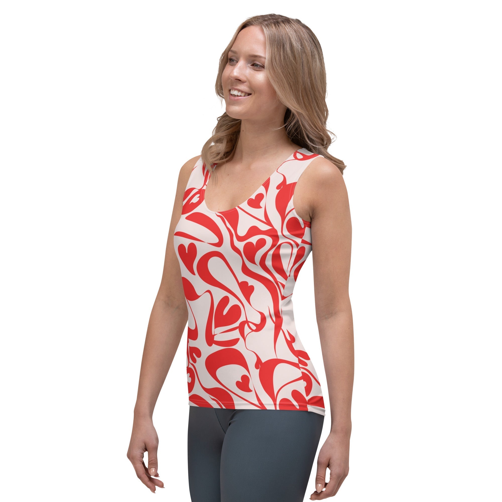Heart Swirl Tank Top