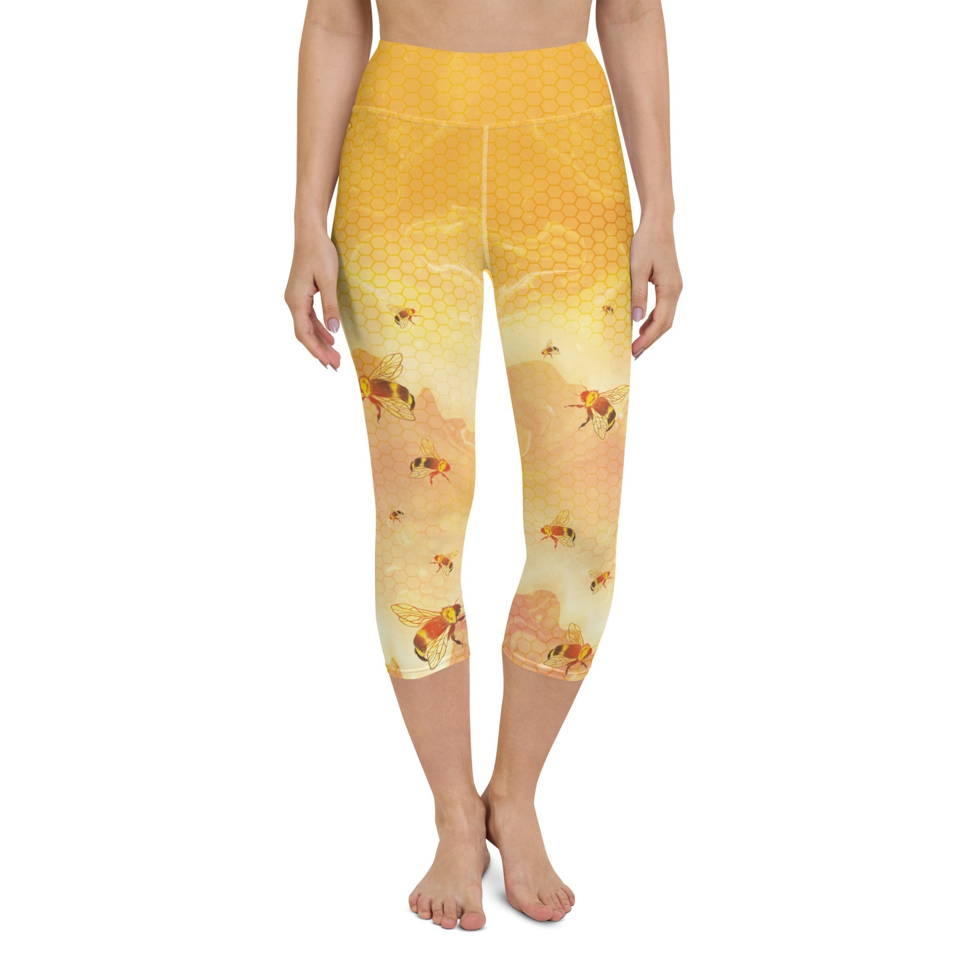Honey Bee Yoga Capris