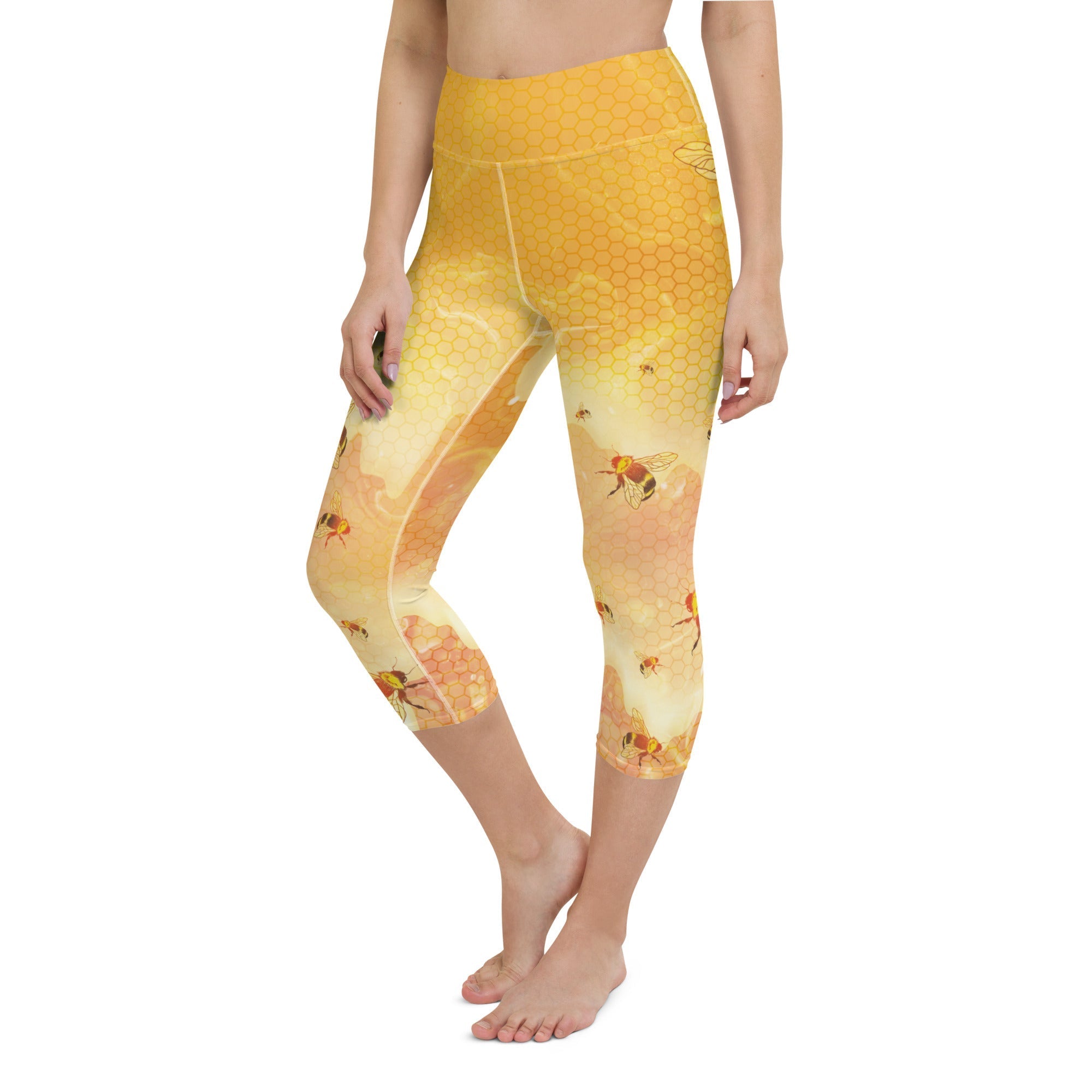 Honey Bee Yoga Capris