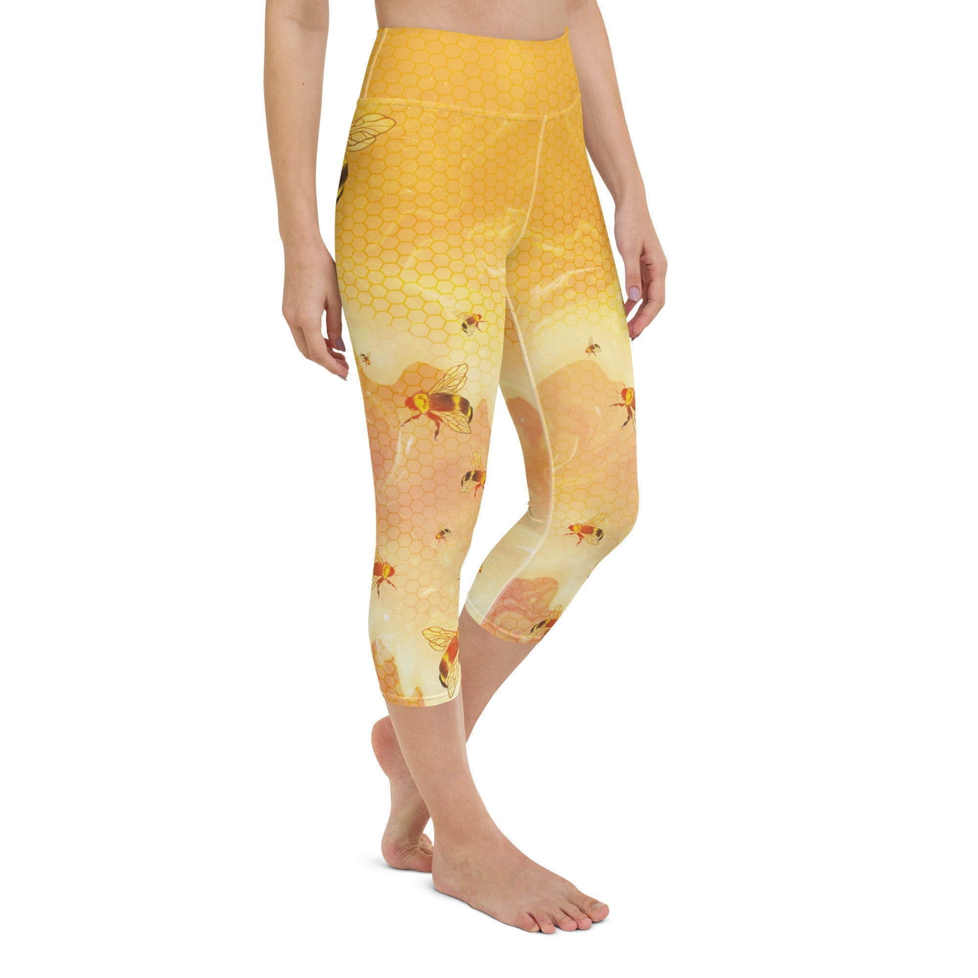 Honey Bee Yoga Capris