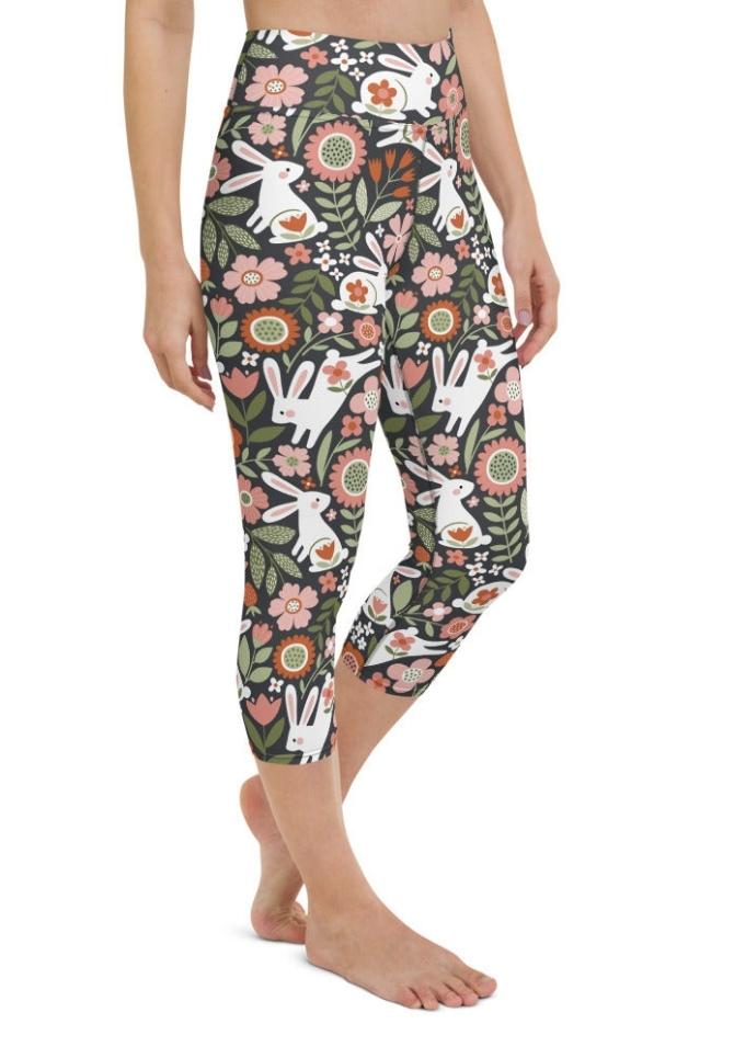 Hopping Bunny Yoga Capris
