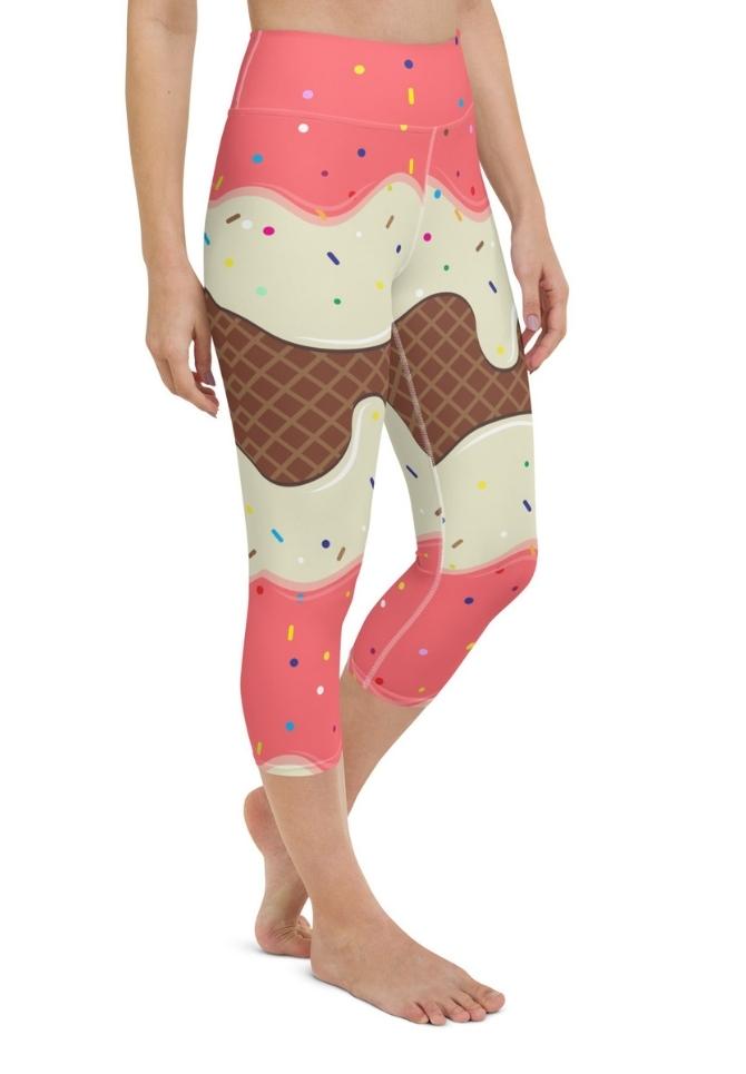 Ice Cream Yoga Capris