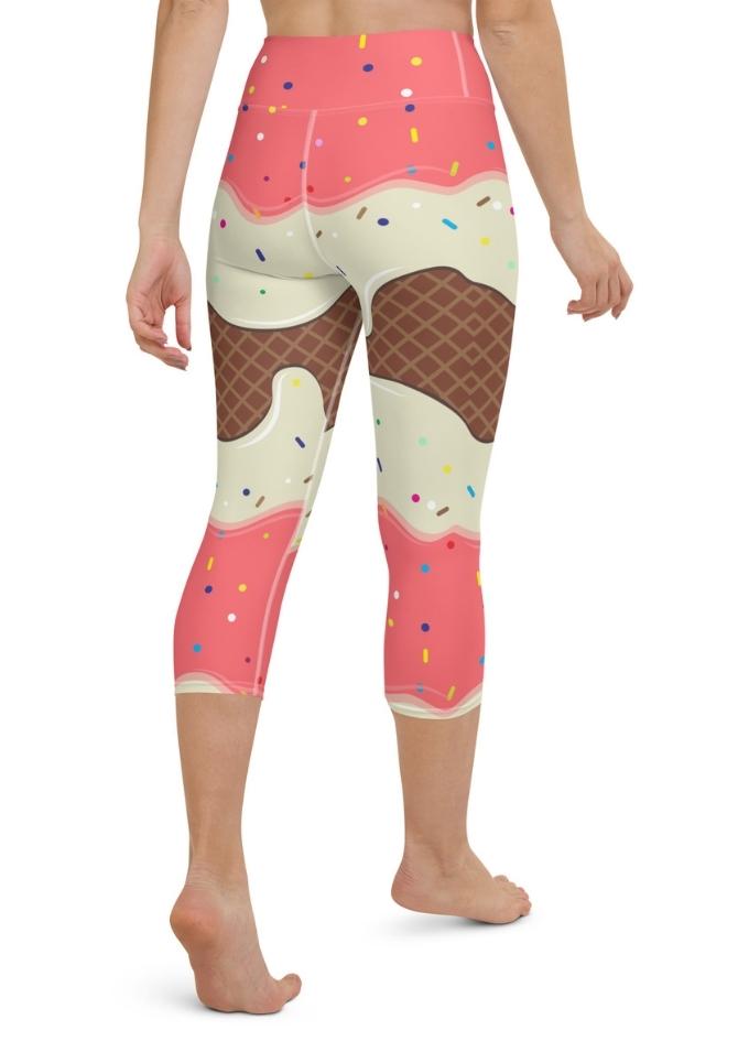 Ice Cream Yoga Capris