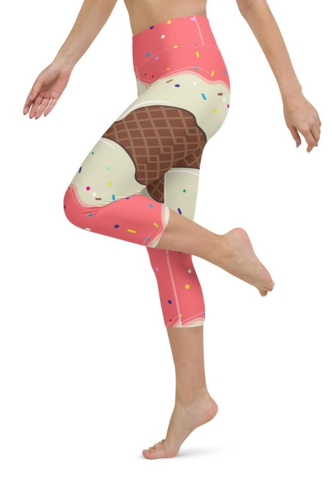 Ice Cream Yoga Capris