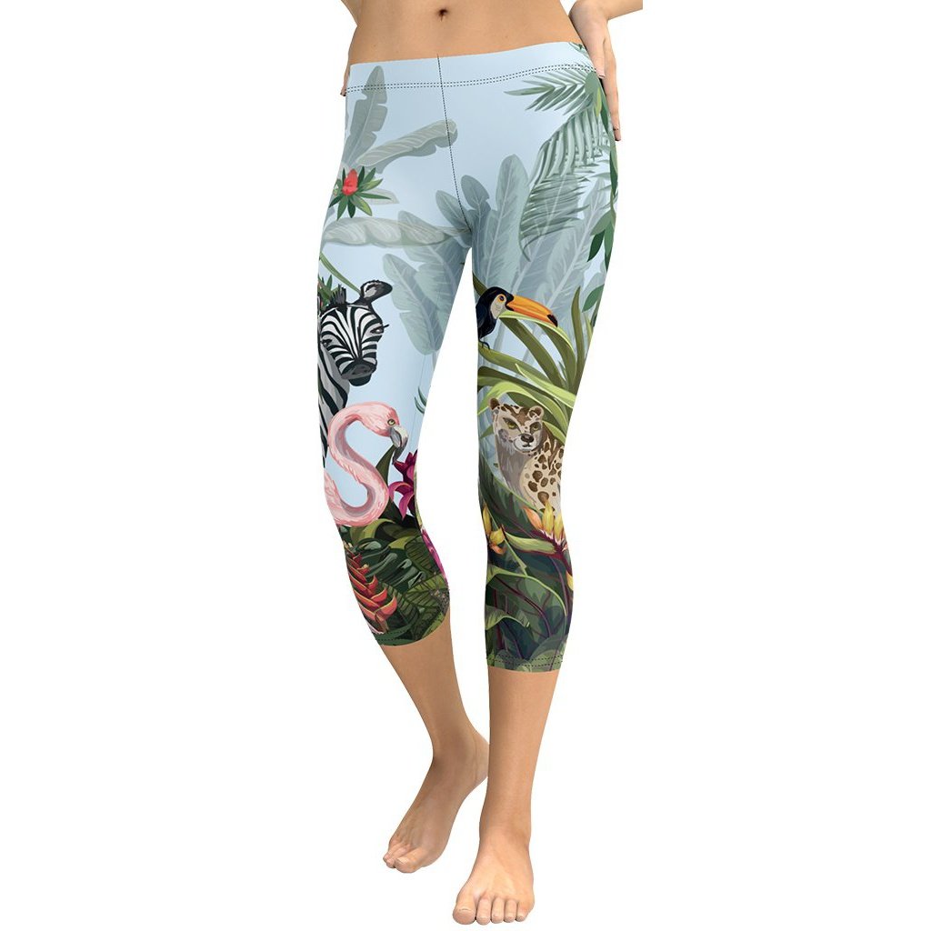 Jungle Celebration Capris