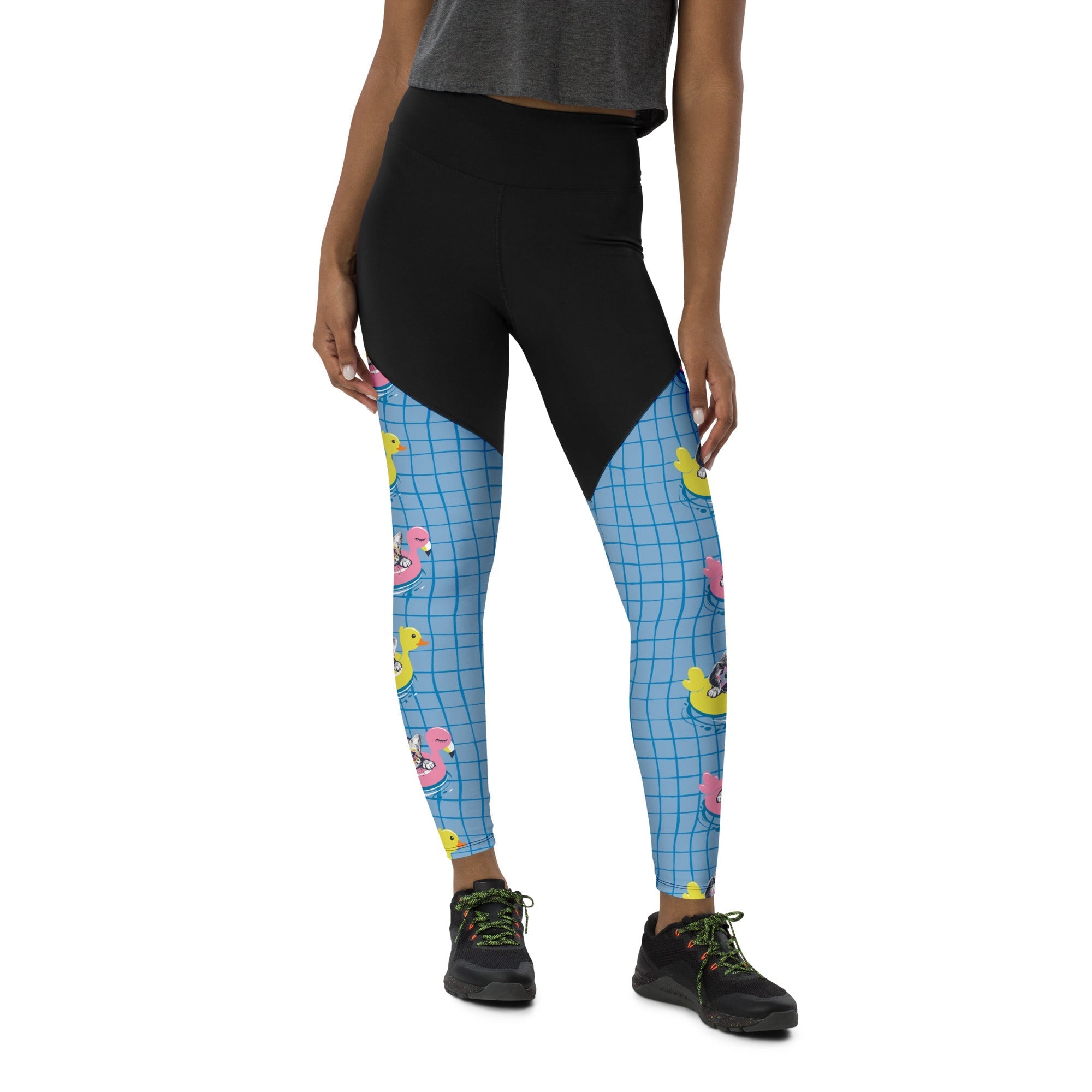 Kittens in Floats Compression Leggings