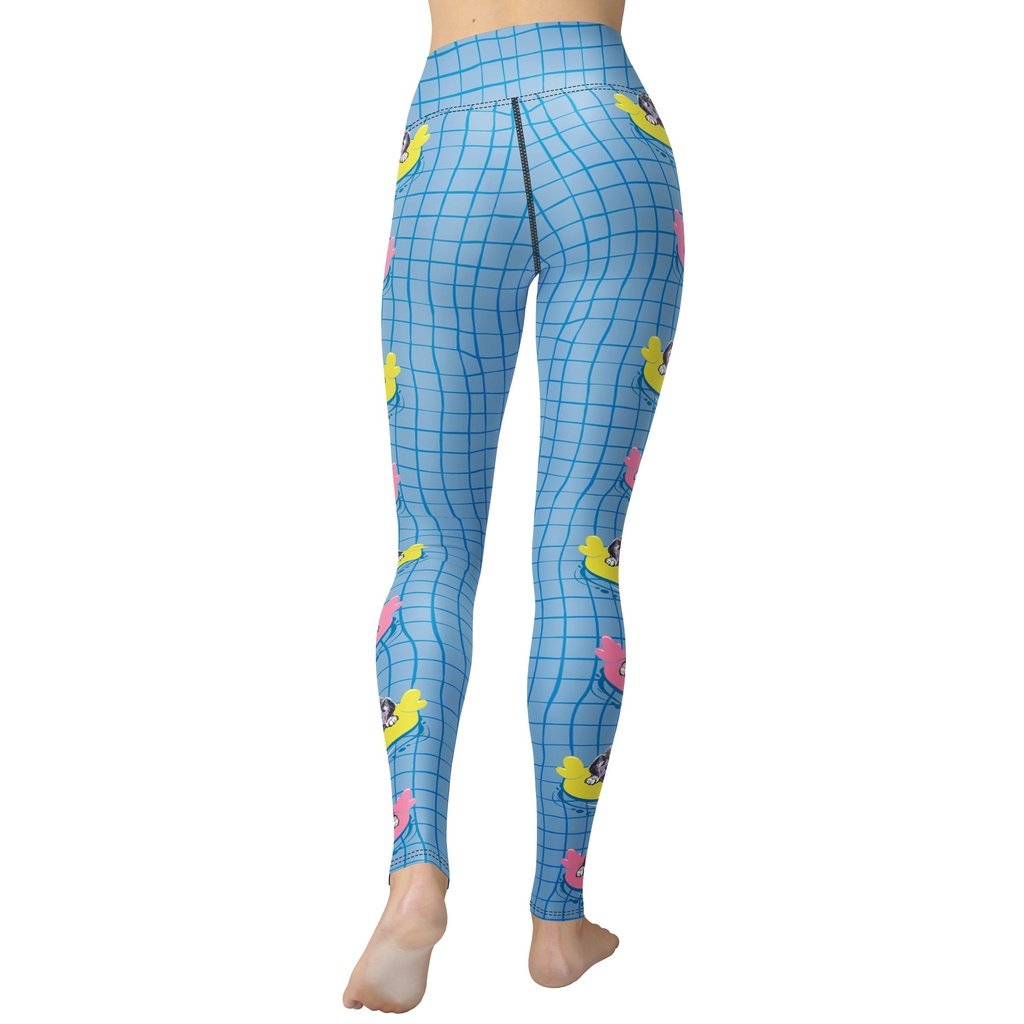 Kittens in Floats Yoga Leggings